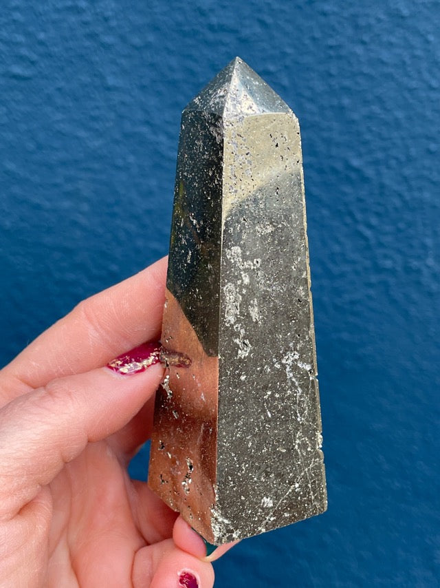 Peruvian Pyrite Obelisk