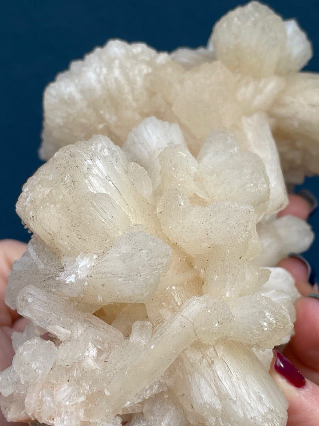 White Stilbite Cluster