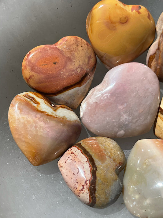 Polychrome Jasper Heart