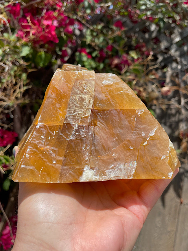 Honey Calcite Free Form