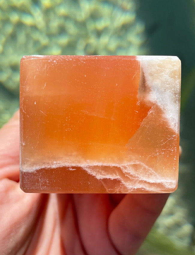 Honey Calcite Point