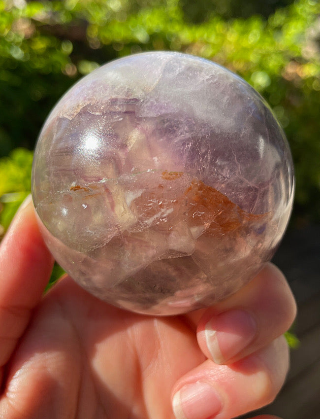 Rainbow Fluorite Sphere