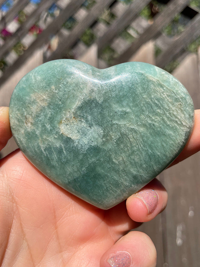 Amazonite Heart