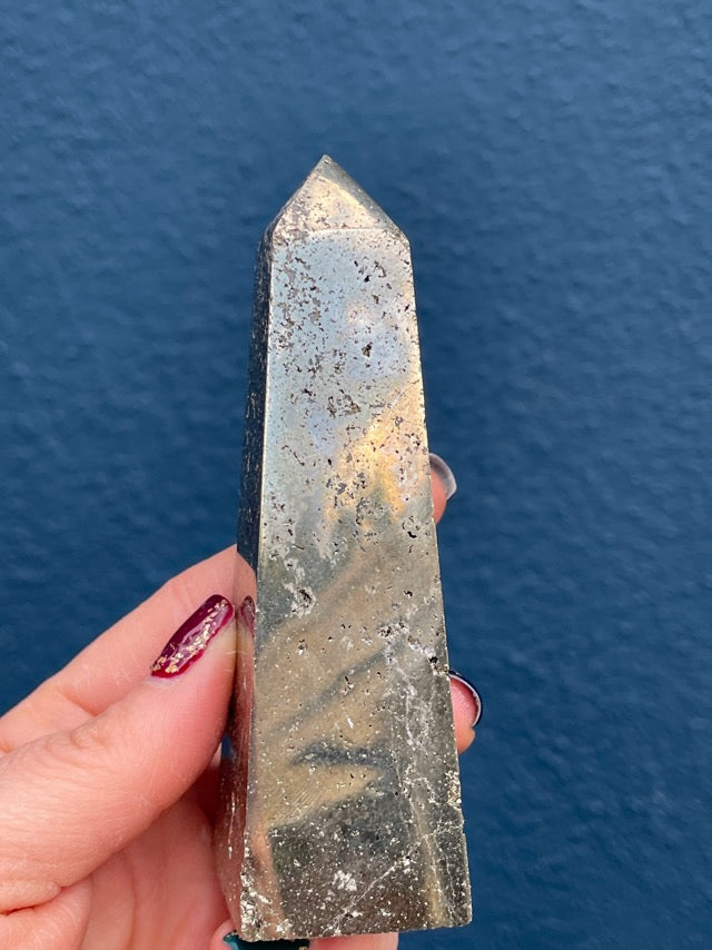 Peruvian Pyrite Obelisk