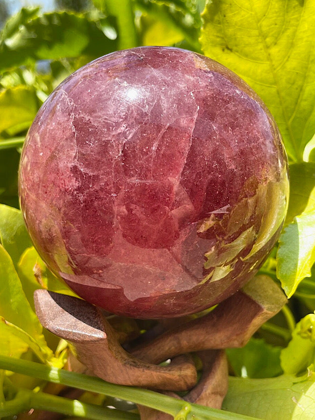 Strawberry Quartz Sphere