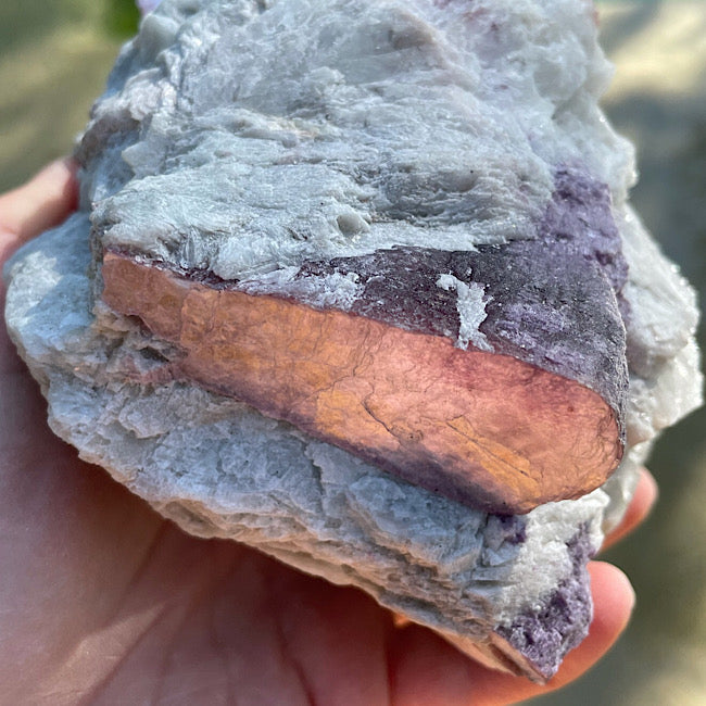 Raw Lepidolite, Quartz, and Muscovite Cluster