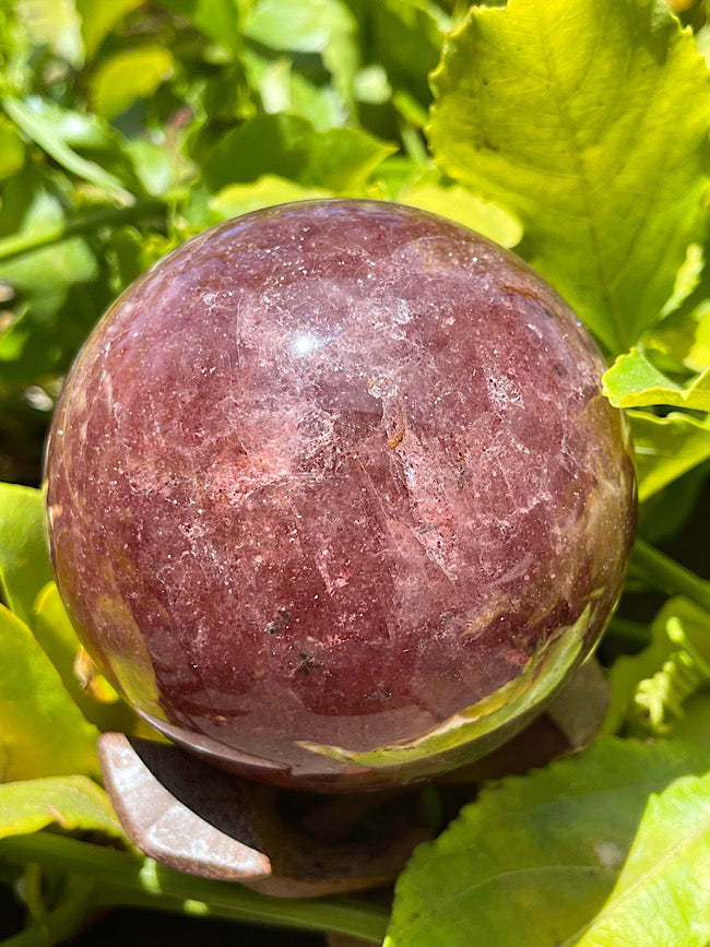 Strawberry Quartz Sphere