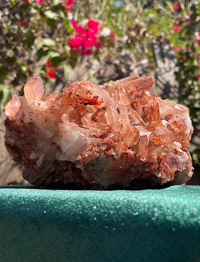 Extra Large Moroccan Red Quartz Cluster