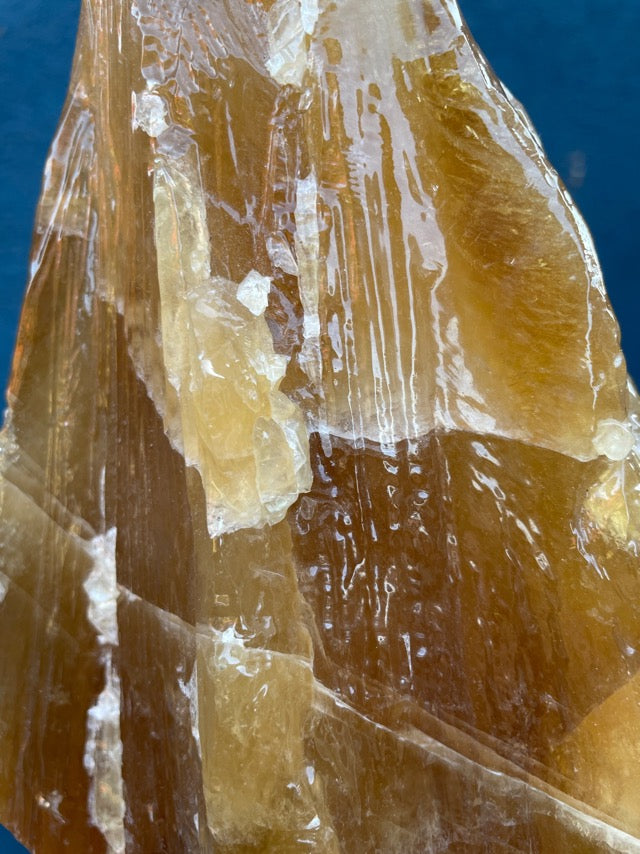 Honey Calcite Large Raw Formation