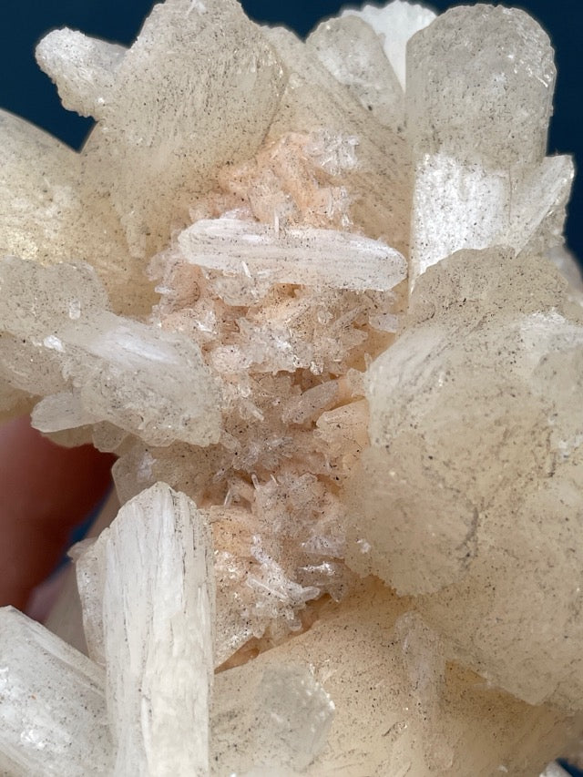 White Stilbite Cluster