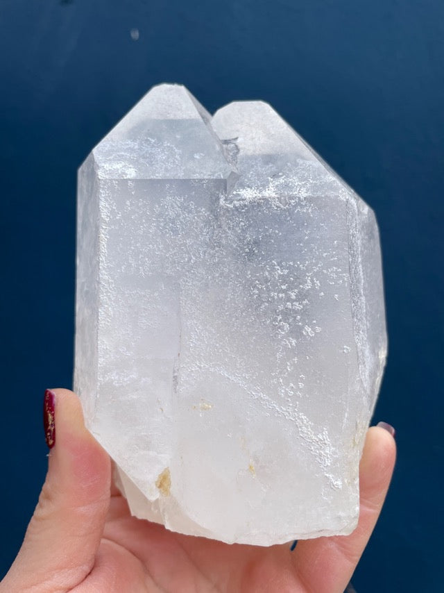 Clear Quartz Twin Formation