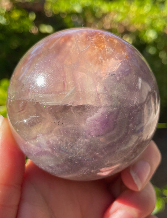 Rainbow Fluorite Sphere