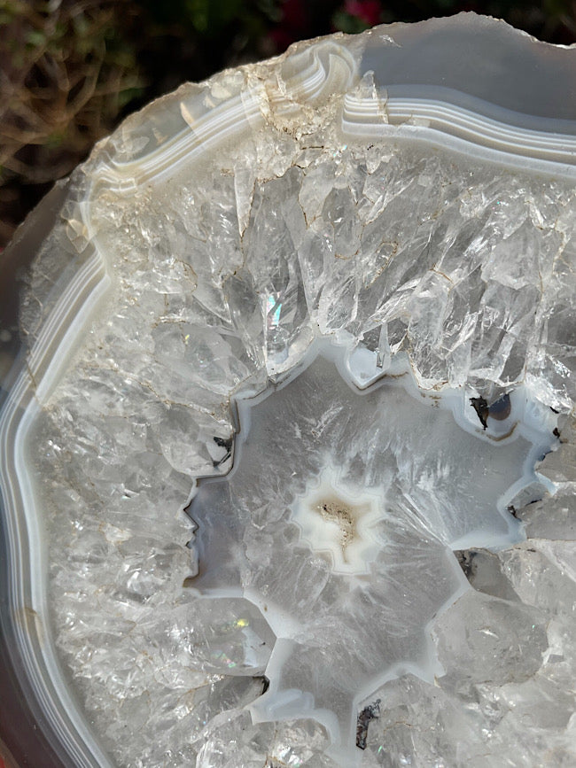 Agate & Quartz Slab Polished