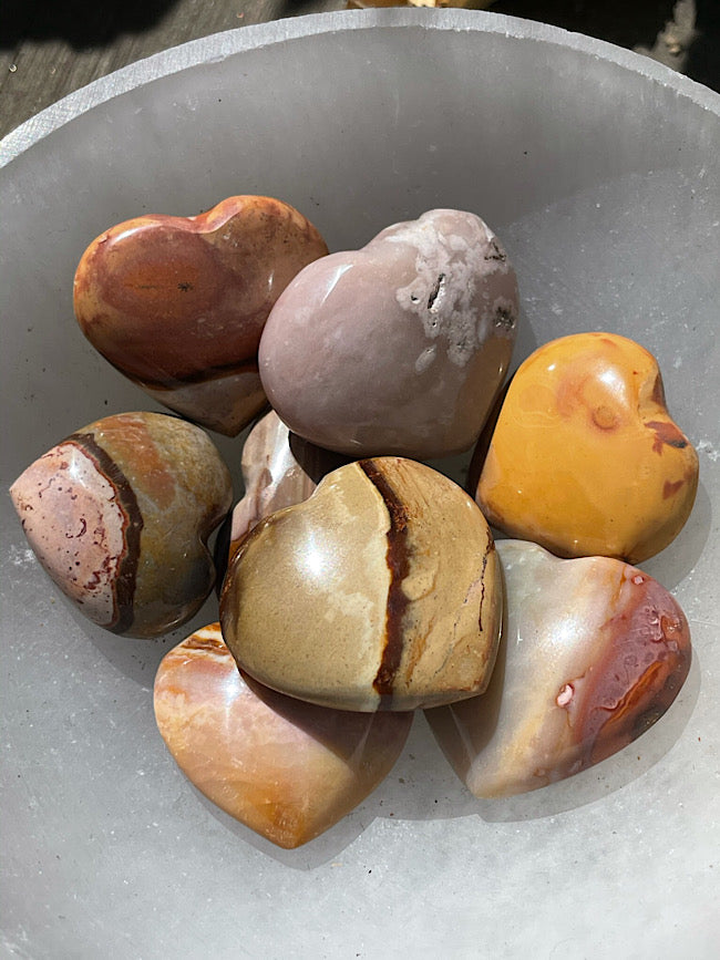 Polychrome Jasper Heart