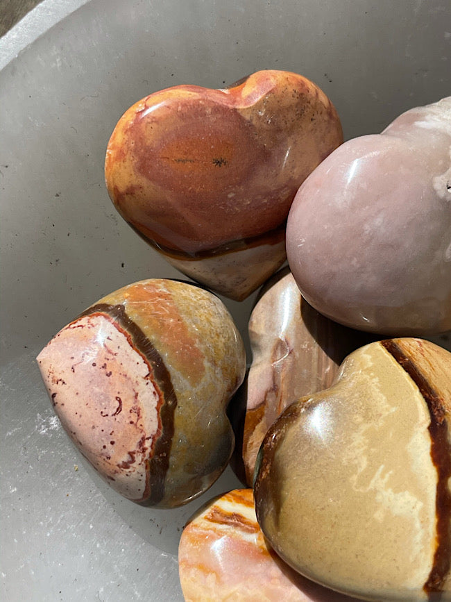 Polychrome Jasper Heart