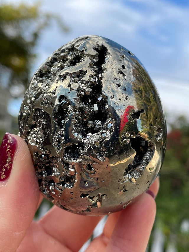 Peruvian Pyrite Egg