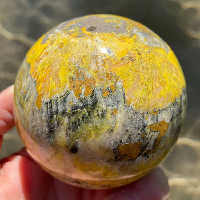 Bumblebee Jasper Sphere