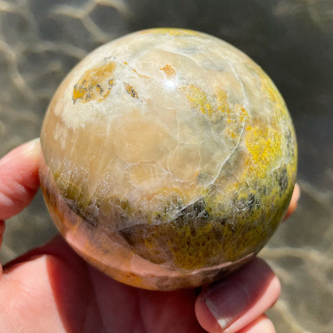 Bumblebee Jasper Sphere