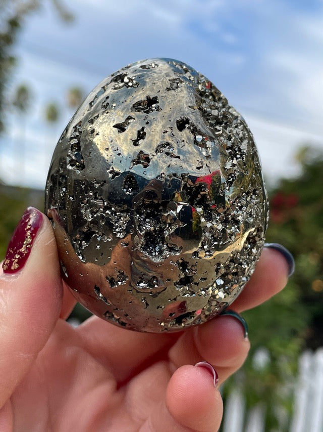 Peruvian Pyrite Egg