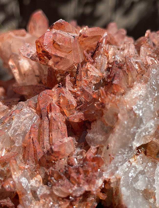 Extra Large Moroccan Red Quartz Cluster