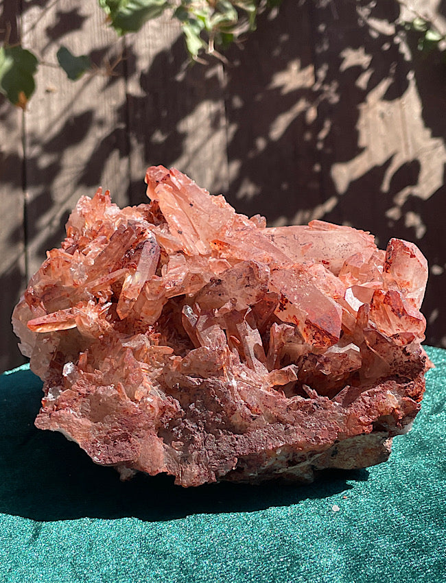 Extra Large Moroccan Red Quartz Cluster