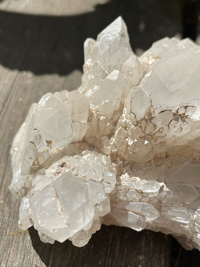 Candle Quartz Cluster