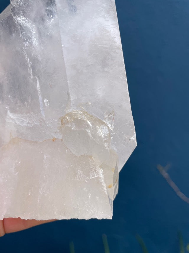 Clear Quartz Twin Formation