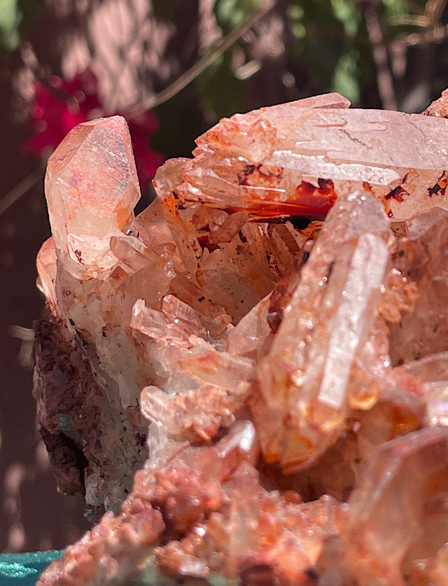 Extra Large Moroccan Red Quartz Cluster