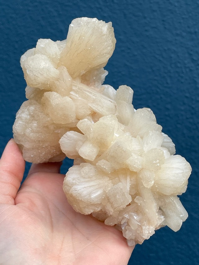 White Stilbite Cluster