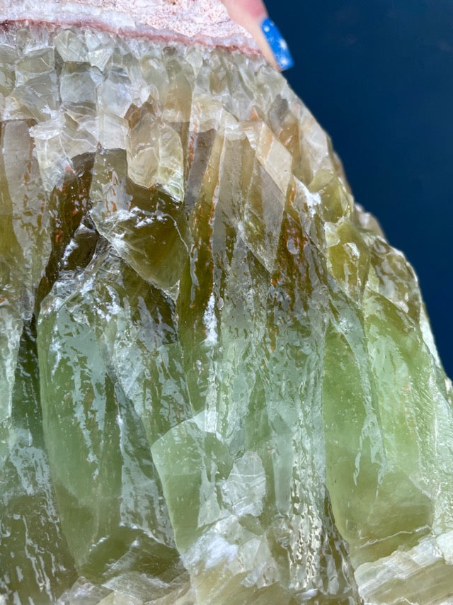 Green Calcite XL Raw Formation