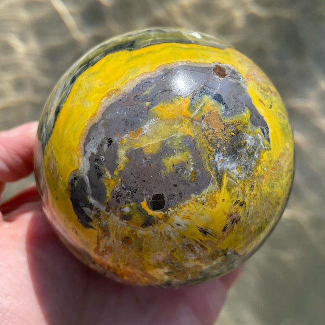 Bumblebee Jasper Sphere