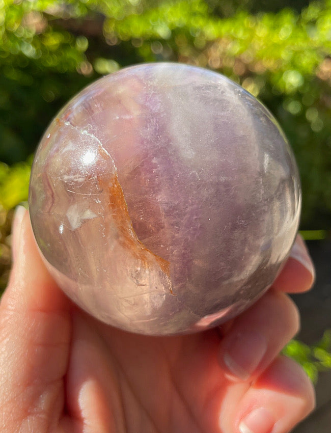 Rainbow Fluorite Sphere