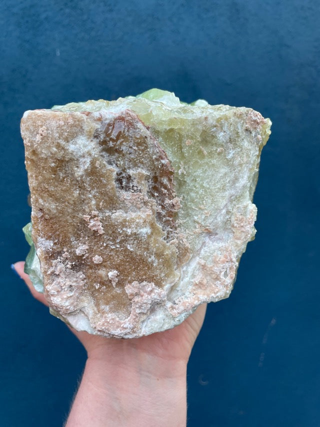 Green Calcite XL Raw Formation