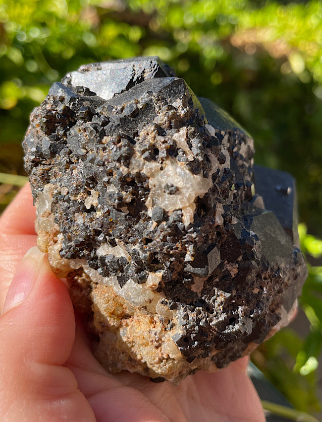 Black Garnet Raw Formation