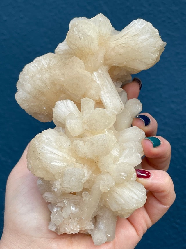 White Stilbite Cluster