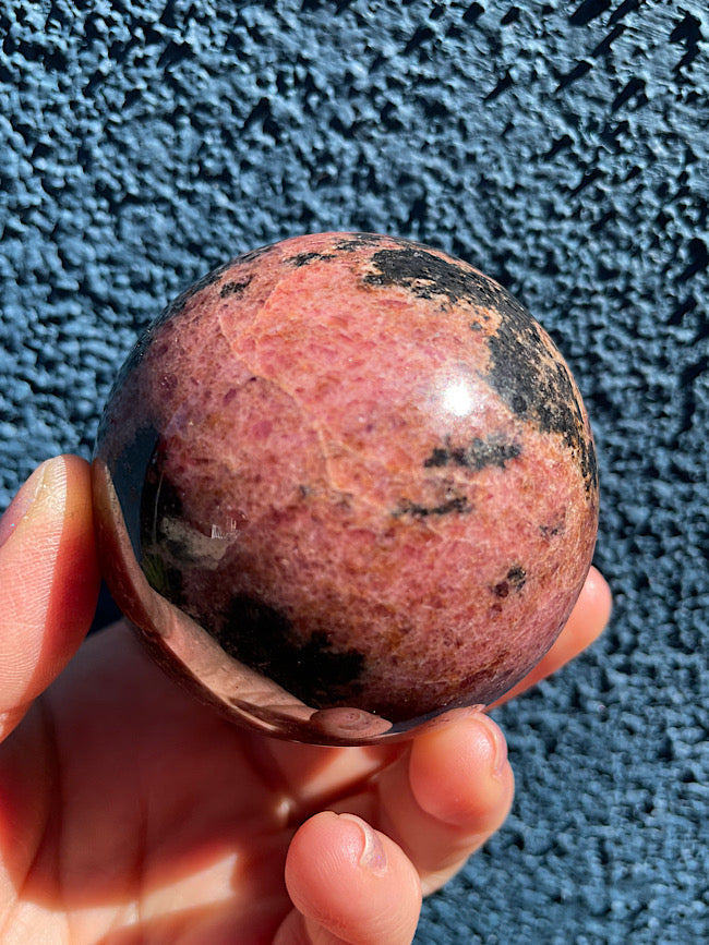 Rhodonite Sphere