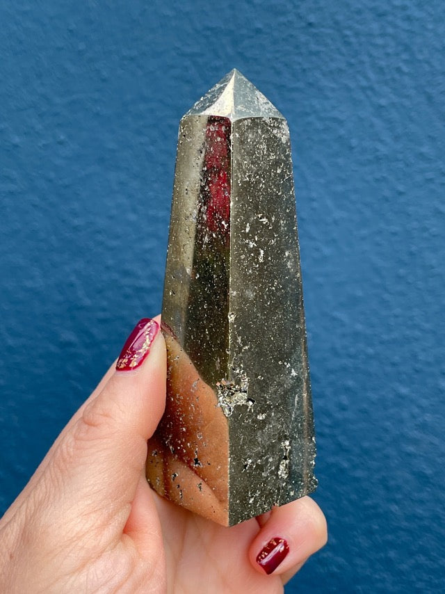 Peruvian Pyrite Obelisk