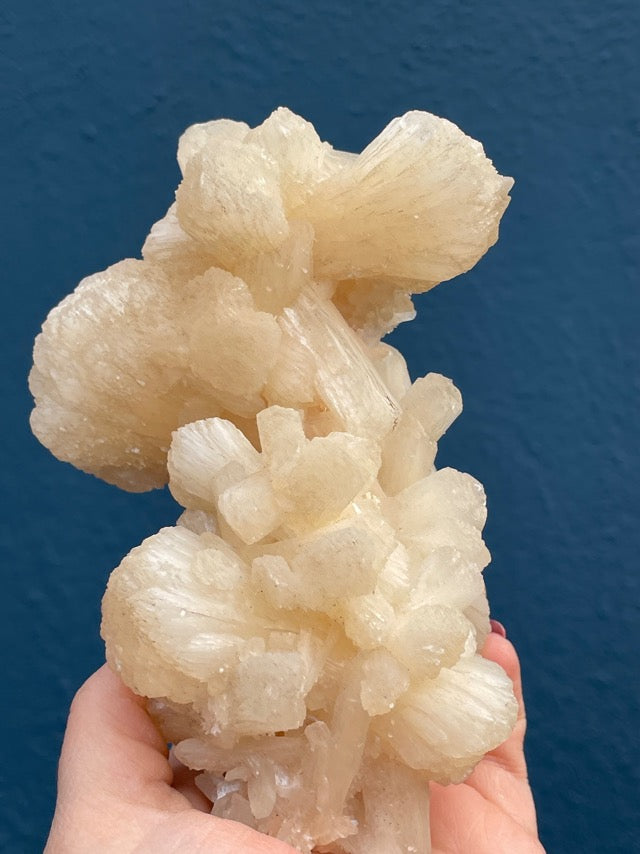 White Stilbite Cluster