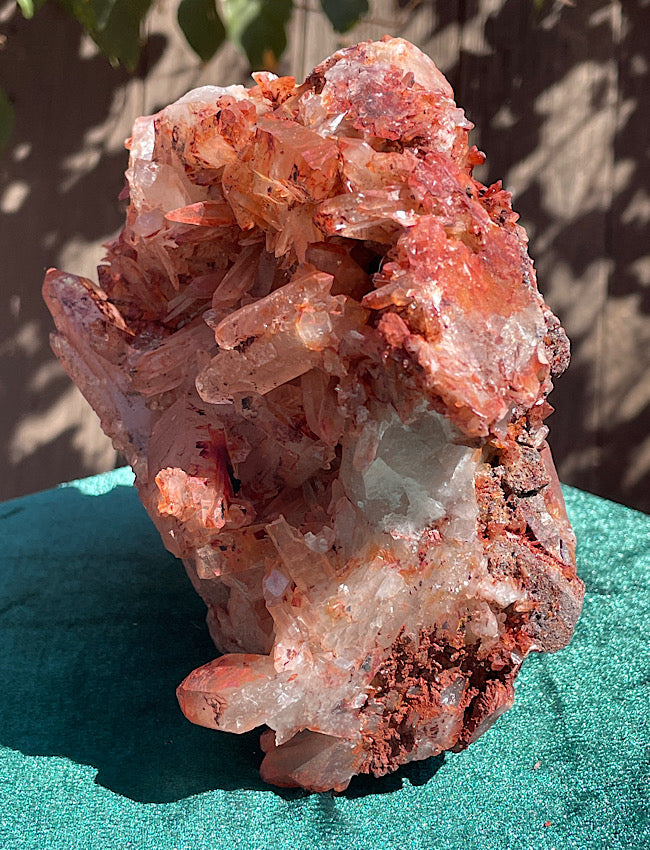 Extra Large Moroccan Red Quartz Cluster