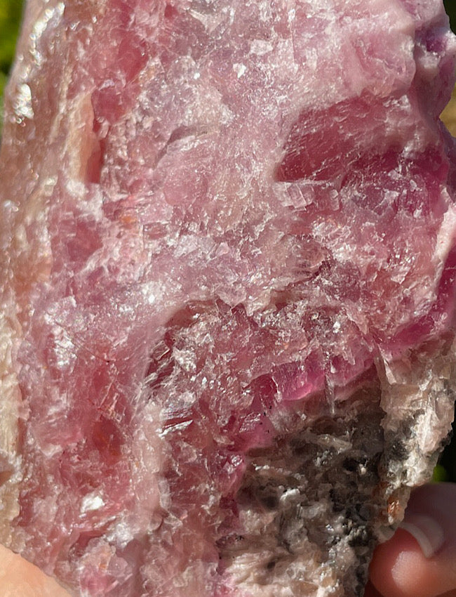 Pink Cobalto Calcite Raw Formation