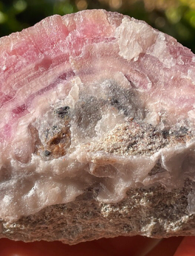 Pink Cobalto Calcite Raw Formation