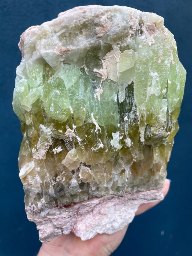 Green Calcite XL Raw Formation