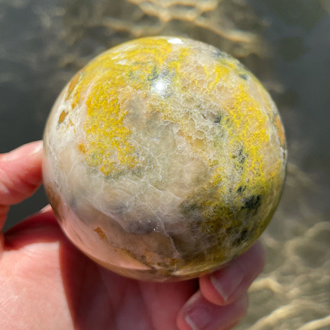 Bumblebee Jasper Sphere