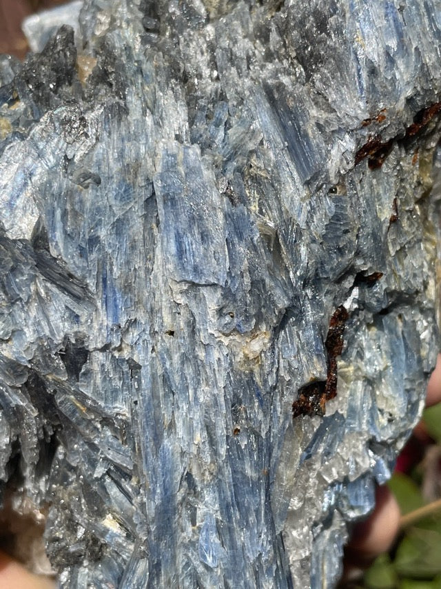 Large Blue Kyanite on Quartz Matrix