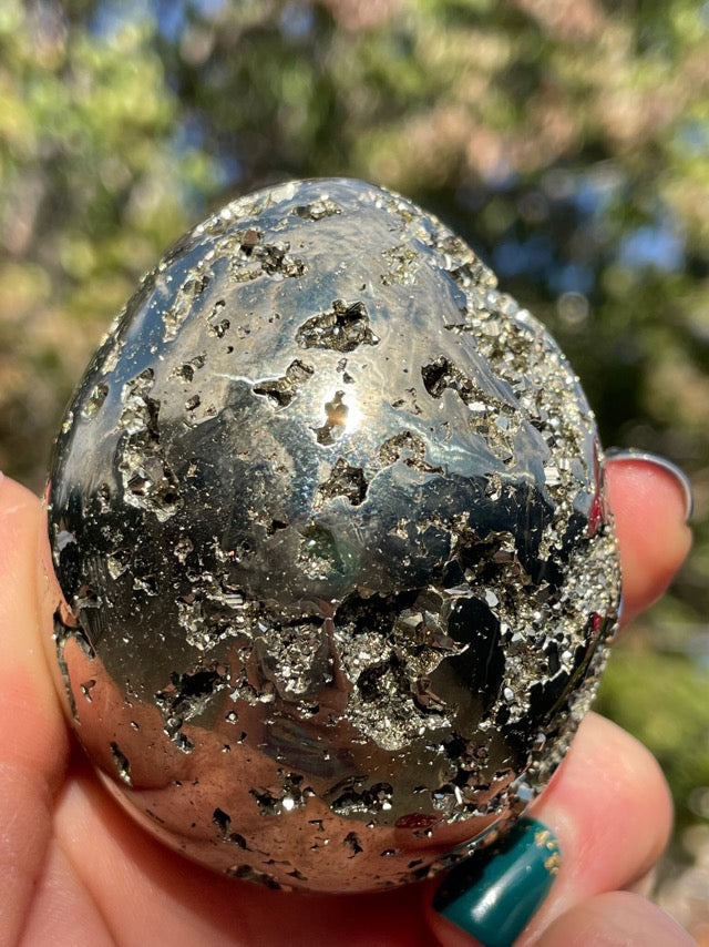 Peruvian Pyrite Egg