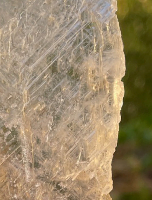 Golden Phantom Selenite Slab