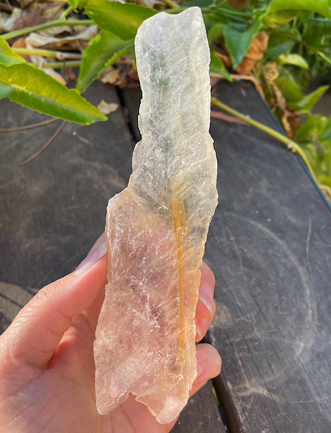 Golden Phantom Selenite Slab