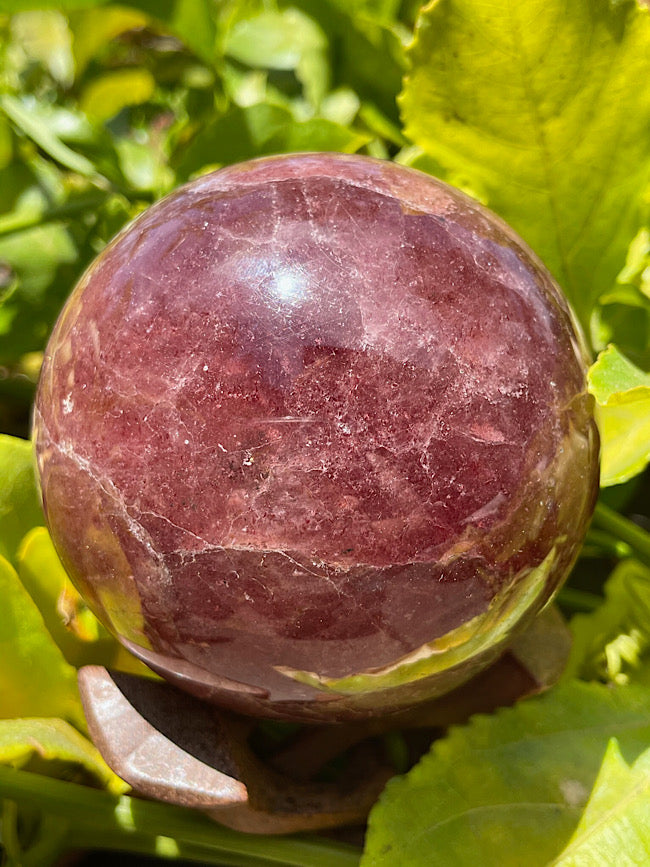 Strawberry Quartz Sphere