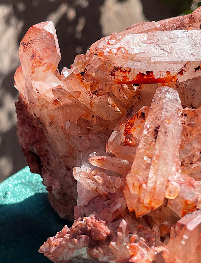 Extra Large Moroccan Red Quartz Cluster