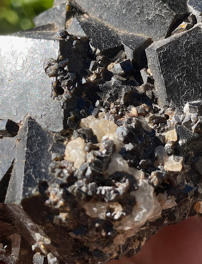 Black Garnet Raw Formation